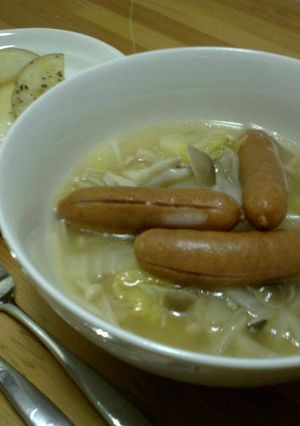 ソーセージの簡単スープ-レシピのメイン写真