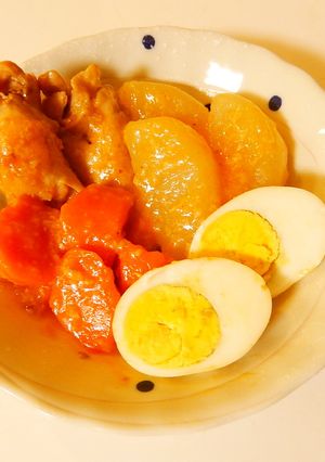 鶏肉と大根のトマト塩麹煮-レシピのメイン写真