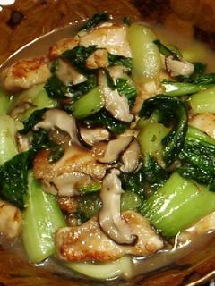 鶏ムネとチンゲン菜の中華炒め-レシピのメイン写真