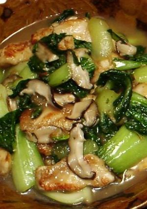 鶏ムネとチンゲン菜の中華炒め-レシピのメイン写真