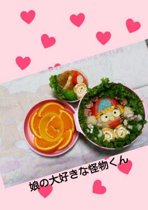 簡単キャラ弁 嵐、大野君♡怪物くん♡-レシピのメイン写真