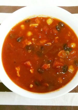簡単★豆を使ったヘルシーなトマトカレー-レシピのメイン写真