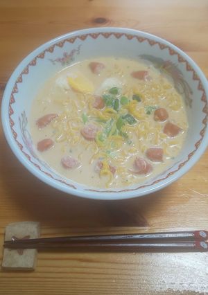 ☆牛乳ラーメン-レシピのメイン写真