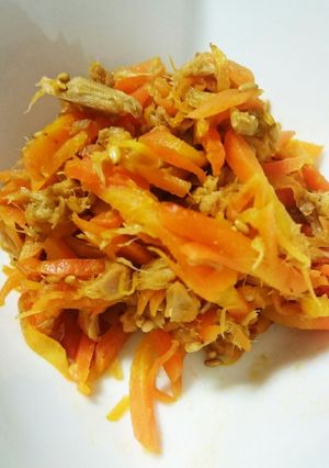 調味料は1つだけ!簡単人参しりしり-レシピのメイン写真