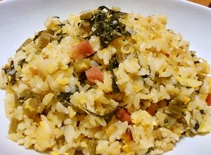 にんにく焦がし醤油☆野沢菜チャーハン-レシピのメイン写真