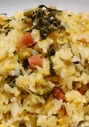 にんにく焦がし醤油☆野沢菜チャーハン-レシピのメイン写真