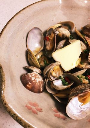 簡単で美味しい！あさりの酒蒸し-レシピのメイン写真