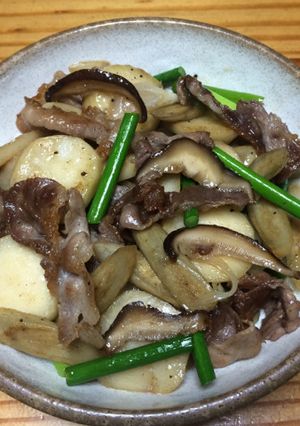 里芋豚肉炒め-レシピのメイン写真