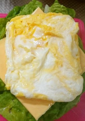 スクランブルクロワッサンバーガー。-レシピのメイン写真