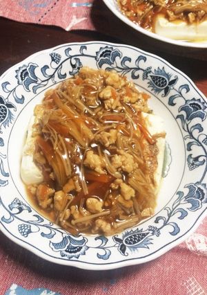 濃味の豆腐あんかけ♡-レシピのメイン写真