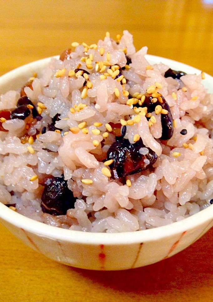 炒り黒豆ご飯-レシピのメイン写真