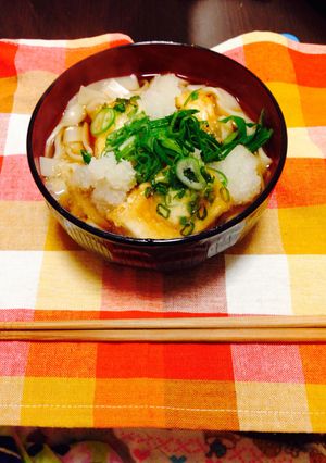 簡単 揚げ出し豆腐のおろしうどん-レシピのメイン写真