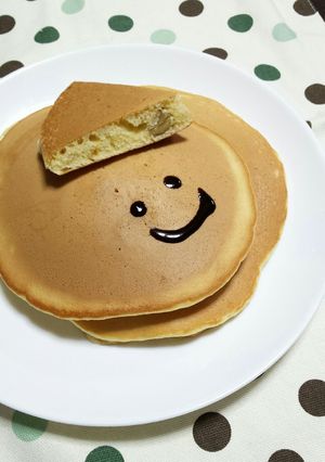 クルミとメープルシロップのホットケーキ♡-レシピのメイン写真