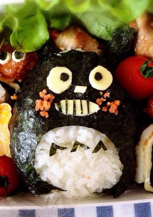 簡単キャラ弁当＊トトロとまっくろくろすけ-レシピのメイン写真