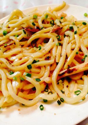 イカのバター醤油焼きうどん★-レシピのメイン写真