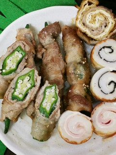くるくる๑オクラの肉巻きっ♪-レシピのメイン写真