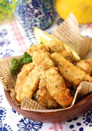 鶏むね肉のスティックバジルレモン-レシピのメイン写真