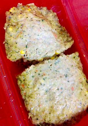 ルクエで簡単 野菜ミートローフ-レシピのメイン写真
