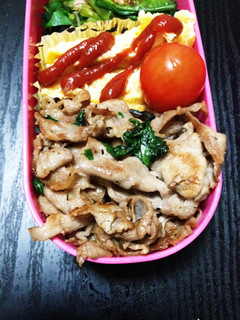 たったこれだけ!三つ葉と豚肉の炒め物-レシピのメイン写真