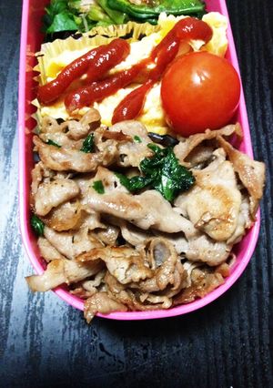 たったこれだけ！三つ葉と豚肉の炒め物-レシピのメイン写真