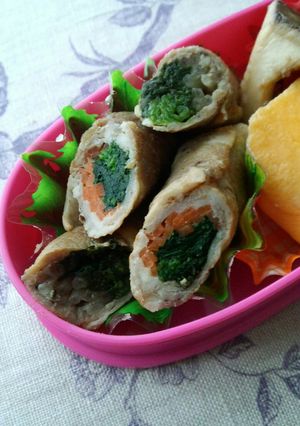 簡単♪美味♪薄切り豚ロースで野菜巻-レシピのメイン写真