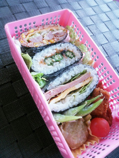 °・*☆具沢山♡おにぎらず弁当☆.*・°-レシピのメイン写真