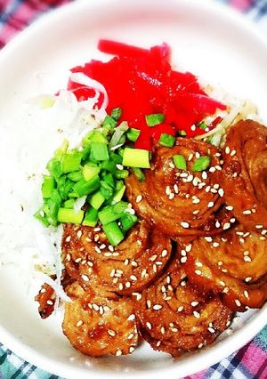 薄切りロース肉でチャーシュー丼♡-レシピのメイン写真