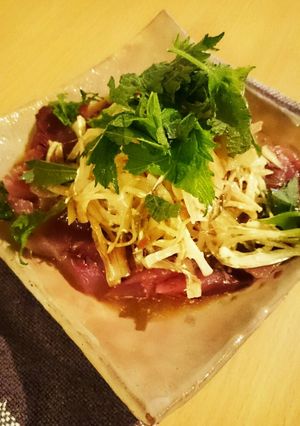 薬味たっぷりカツオのサラダ仕立て-レシピのメイン写真
