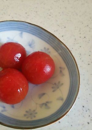 簡単！離乳食にも！プチトマトの皮むき-レシピのメイン写真