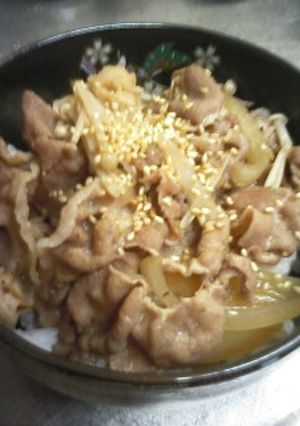 ふつーの豚丼-レシピのメイン写真