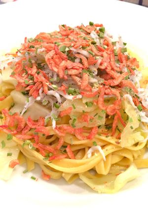 糖質制限パスタ！しらすの香ばしえび塩-レシピのメイン写真