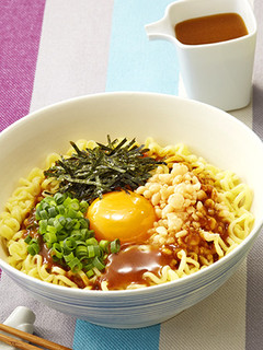 釜玉風カレーラーメン-レシピのメイン写真