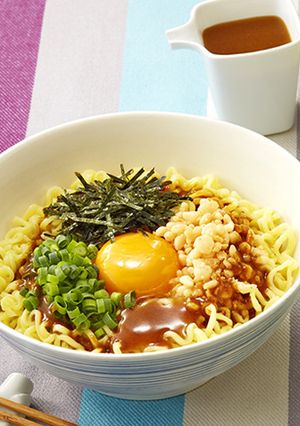 釜玉風カレーラーメン-レシピのメイン写真