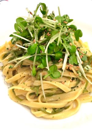 糖質制限パスタ！めかぶのしょうがペペロン-レシピのメイン写真