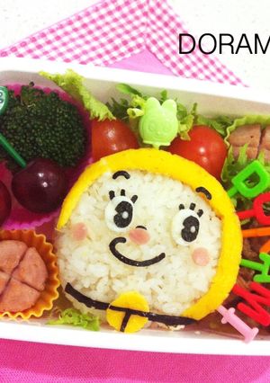 ドラミちゃん キャラ弁 ドラえもん-レシピのメイン写真