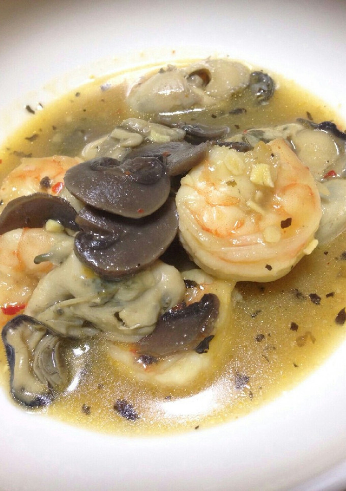 牡蠣海老のアヒージョ★簡単スペイン料理★-レシピのメイン写真