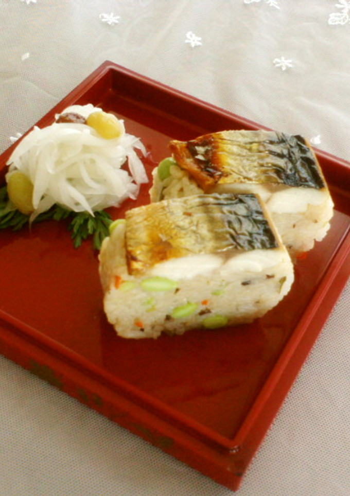 香ばし　焼きサバの棒寿司-レシピのメイン写真