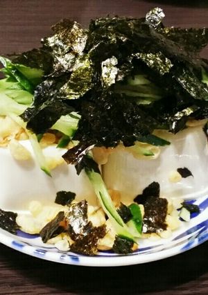 天かす冷奴-レシピのメイン写真
