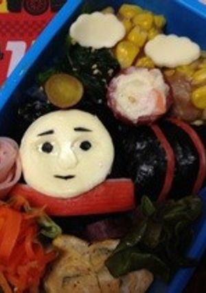 蒸気機関車ヒロのキャラ弁当☆-レシピのメイン写真