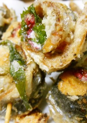 いわしの梅しそチーズ巻き-レシピのメイン写真