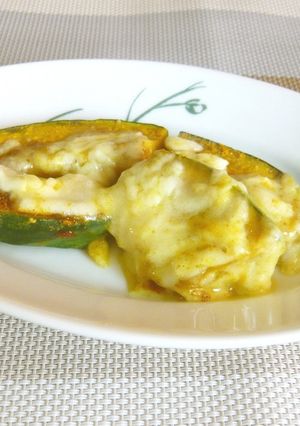 【使いきり】かぼちゃのチーズ焼き-レシピのメイン写真