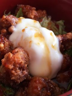 簡単!唐揚げ丼-レシピのメイン写真