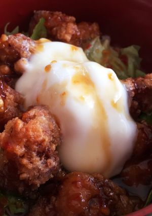 簡単！唐揚げ丼-レシピのメイン写真