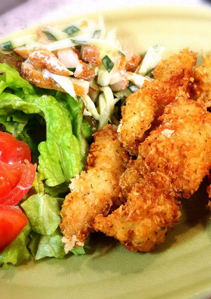 簡単！安い！チーズ風味のささみフライ♪-レシピのメイン写真