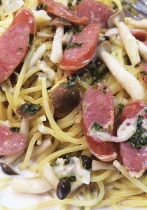 牛乳+まぜりゃんせ☆たらこクリームパスタ-レシピのメイン写真