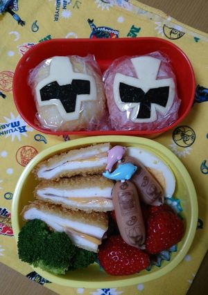 ニンニンジャー弁当★-レシピのメイン写真