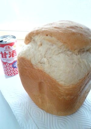 HBで甘酒食パン♪-レシピのメイン写真