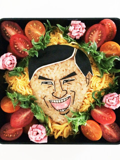 オードリー春日*お寿司キャラ弁♬トゥ〜ス-レシピのメイン写真