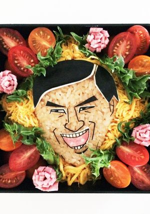 オードリー春日*お寿司キャラ弁♬トゥ〜ス-レシピのメイン写真