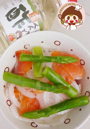 「べんりで酢」で新玉ねぎとアスパラサラダ-レシピのメイン写真